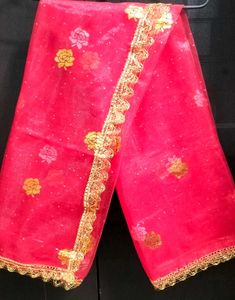 TRADITIONAL RED POOJA CHUNNI/CHUNRIES