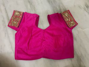PURE SILK MAGENTA BLOUSE