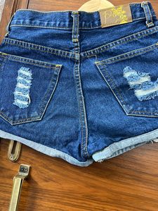 Dark blue  Shorts &amp; Skirts