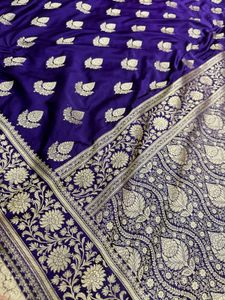Banarsi Silk Buta Cutwork All over