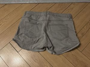 Gray Denim Shorts