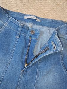 Aka Chic Straight High Waisted Jeans (Mid Blue) from Amazon.