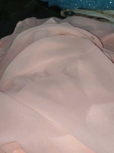 Soft Peach Colour Saree