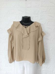Korean  Ruffled  Top