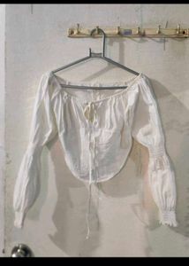 Off-Shoulder Peasant Top