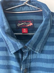 Crocodile Jeans Co. US POLO Striped Shirt XL
