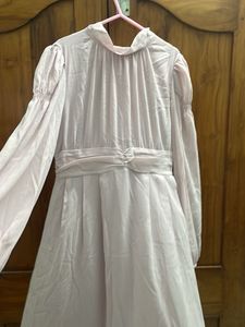 brand new lavender gorgeous neck tie dress