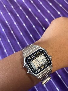 Casio Silver Vintage Watch ( Fake )