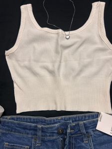 URBANIC White tank top🫶🏼