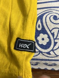 Yellow HRX Tshirt Used XXL Size