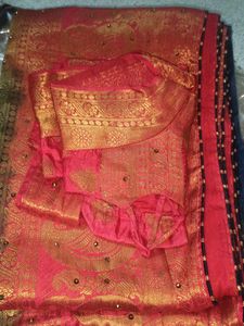 New Saree With Blouse.