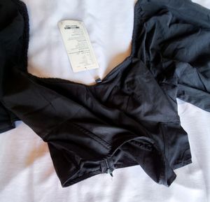 New With Tag Black Corset Top