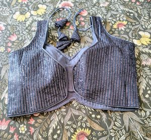 Sleeveless Saree Blouse