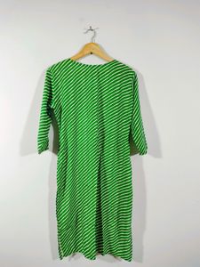 Green Striped Kurta (Women&#39;s)
