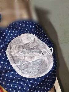 Cute Blue Polka Dot Romper Set