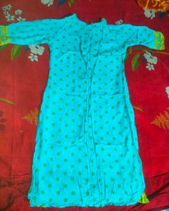 Stylish Green &amp; Blue Kurta