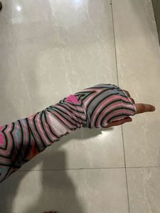 AFRM Zadie Turtleneck Mesh Top