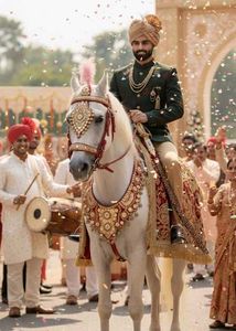 Stylish Green Nehru Suit