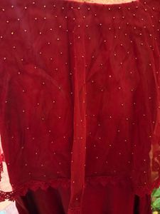 Elegant Maroon Gown