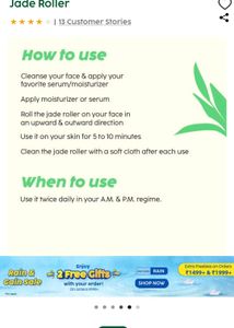PLIX Jade Facial Roller