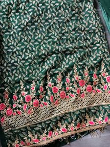 Elegant Green Embroidered Kurta Set