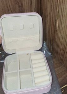Pink Travel Jewellery Box