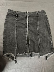 Denim Mini Skirt