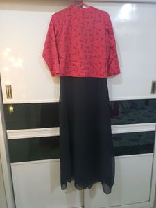 Indo-Western Black Maxi dress