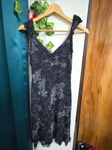 Y2K Floral Print Mini Dress