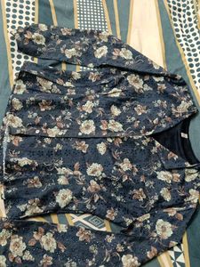 Floral Print Top & Jacket Set