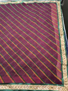 Vintage Gotta Patti Border Saree