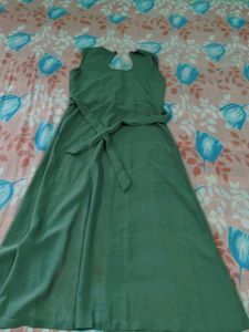 Green Flowy Dress