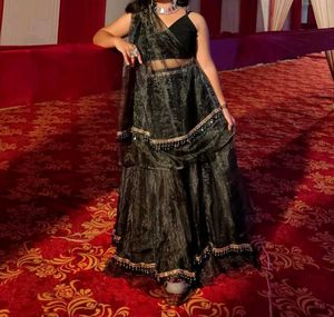 Elegant Black Lehenga Choli Set