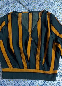 Striped Long Sleeve Top