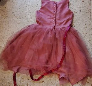 Onion Pink net and satin dress
