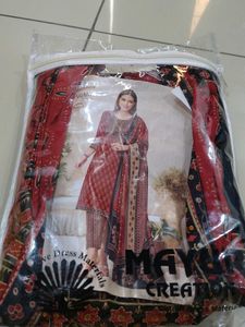 Ready To Wear Dress. Xl Ajrak Print