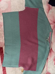 Color Block Knit Sweater