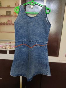 Denim Short Dress