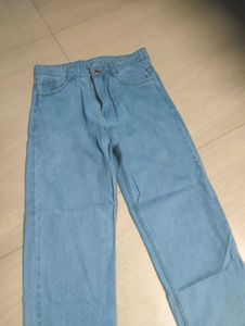 Light Wash Wide Leg Jeans