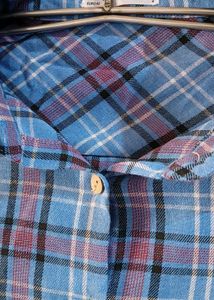Plaid Crop Shirt Top For Women