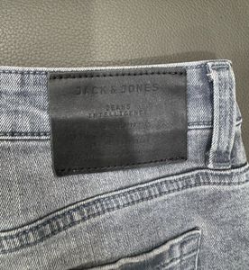 Jack &amp; Jones Grey Denim Jeans