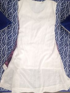 Women White Long Top 🤍