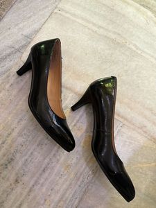Cushioned Black Heels