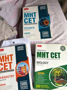 MHT CET Books - Physics, Chemistry, Biology