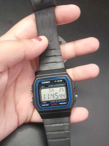 casio watch unsed model f91 w