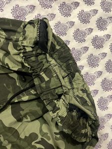 Olive Green Camo Pants For Trekking And Trips