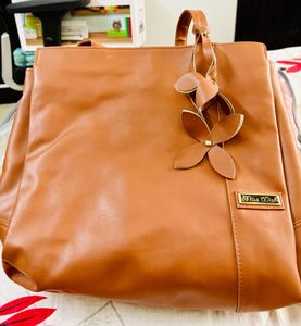 Miss Wish Brand Brown Handbag
