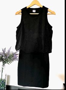Sparkly Little Black Dress