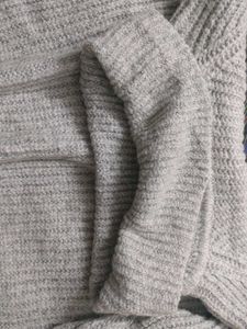 Cozy Gray Knit Sweater