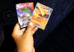 Pokemon Cards - Charizard & Rayquaza